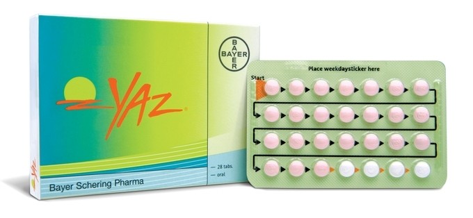 Pillola anticoncezionale YAZ  